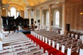 The interior of the Harvard Memorial Church