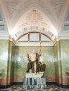 Interior of the Hermitage Museum with marble sculpture Royalty Free Stock Photo