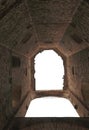 interior of a high medieval castle tower Royalty Free Stock Photo