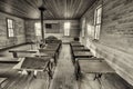 Interior of the historic one-room School in Dothan, Alabama Royalty Free Stock Photo