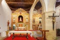 Historic church of Vega del rio Palmas, where the patron saint of Fuerteventura is located Royalty Free Stock Photo