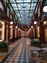 Interior of historic passage