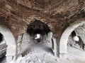 ÃÂ°nterior of historical touristic diyarbakir castle ruins