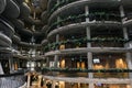 Interior of The Hive, called Dim Sum Baskets Building Royalty Free Stock Photo