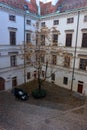 The courtyard of the Hofburg Palace. Royalty Free Stock Photo