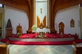 Interior of Holy Spirit Catholic Church of Heviz town, Hungary Royalty Free Stock Photo