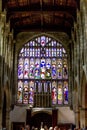 Interior of Holy Trinity Church , where was buried William Shakespeare. Stratford-upon-Avon in Warwickshire, England Royalty Free Stock Photo