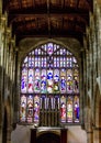 Interior of Holy Trinity Church , where was buried William Shakespeare. Stratford-upon-Avon in Warwickshire, England Royalty Free Stock Photo