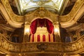 The interior of the home theater at the Yusupov Palace on the embankment of the river Moika, Saint-Petersburg,