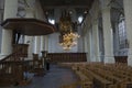 Interior of the Hooglandse kerk in the center of Leiden