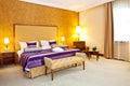 Interior of a hotel room Royalty Free Stock Photo