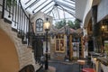 Interior of the Hundertwasser house, an apartment house built with concept of Austrian artist Hundertwasser in Vienna