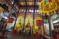 Interior of Hung King`s Temple, located inside Botanical garden - Ho Chi Minh, Vietnam