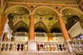 Interior of Hungarian state opera house in Budapest Royalty Free Stock Photo