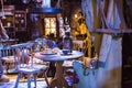 Interior of Hut, house of Hagrid. Decoration of Warner Brothers Studio Royalty Free Stock Photo