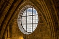 Interior of Iglesia De San Esteban, Church of St. Stephan in Burgos, Spain