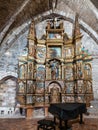 Interior of Iglesia De San Esteban, Church of St. Stephan in Burgos, Spain