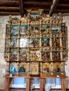 Interior of Iglesia De San Esteban, Church of St. Stephan in Burgos, Spain