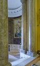 Interior of the FitzWilliam Museum of antiquities, Cambridge Royalty Free Stock Photo