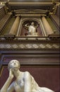 Interior of the FitzWilliam Museum of antiquities, Cambridge Royalty Free Stock Photo