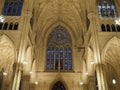 Interior image of the St. Patrick's Cathedral in Manhattan.