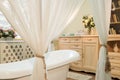 Interior images of bathroom in classic style Royalty Free Stock Photo