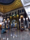 The interior inside the mosque is very interesting and beautiful?