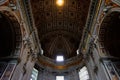 Interior inside the st peters basilica catholic church in the vatican city in rome, Royalty Free Stock Photo