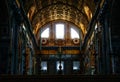 Interior inside the st peters basilica catholic church in the vatican city in rome Royalty Free Stock Photo