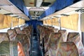 Interior of an interurban coach Royalty Free Stock Photo