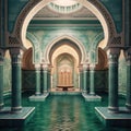 Interior of a Islamic hammam