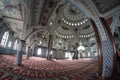The interior of the Islamic religious temple