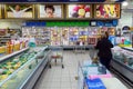 Interior of an Israeli supermarket