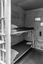 Interior of a jail or prison cell Royalty Free Stock Photo