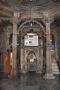 Interior of Jami Masjid or Friday Mosque, built in 1424 during the reign of Ahmed Shah, Ahmedabad