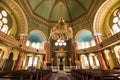 Interior of the Jewish synagogue in Sofia Bulgaria Royalty Free Stock Photo