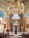 Interior of the Jewish synagogue in Sofia Bulgaria Royalty Free Stock Photo
