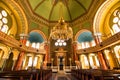 Interior of the Jewish synagogue in Sofia Bulgaria Royalty Free Stock Photo