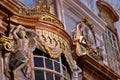 Interior of Karlskirche in Vienna, Austria