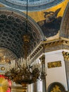 Interior of Kazan Cathedral on Nevsky prospect, Saint Petersburg, Russia Royalty Free Stock Photo