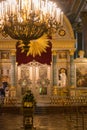 Interior of the Kazan Cathedral Royalty Free Stock Photo