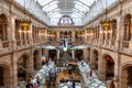 Interior of the Kelvingrove Art Gallery and Museum in Glasgow, Scotland, UK Royalty Free Stock Photo