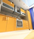 Interior of kitchen Royalty Free Stock Photo
