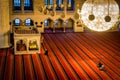 Interior of the Kocatepe mosque in Ankara Royalty Free Stock Photo