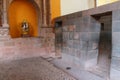 Interior of Koricancha complex museum in Cusco, Peru