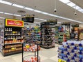 The interior of the Kroger grocery store in the Buckhead District of Atlanta, GA Royalty Free Stock Photo