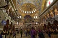 Interior of the Kronstadt Naval Cathedral of Saint Nicholas near the Saint-Petersburg, Russia. Royalty Free Stock Photo