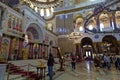 Interior of the Kronstadt Naval Cathedral of Saint Nicholas near the Saint-Petersburg, Russia.