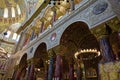 Interior of the Kronstadt Naval Cathedral of Saint Nicholas near the Saint-Petersburg, Russia.