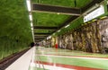 Interior of Kungstradgarden metro station of Stockholm Royalty Free Stock Photo